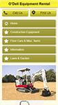 Mobile Screenshot of odellequipmentrental.com